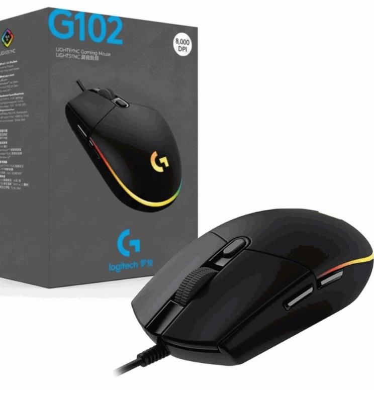 SOURIS LOGITECH RGB -G102 NOIRE ORIGINAL