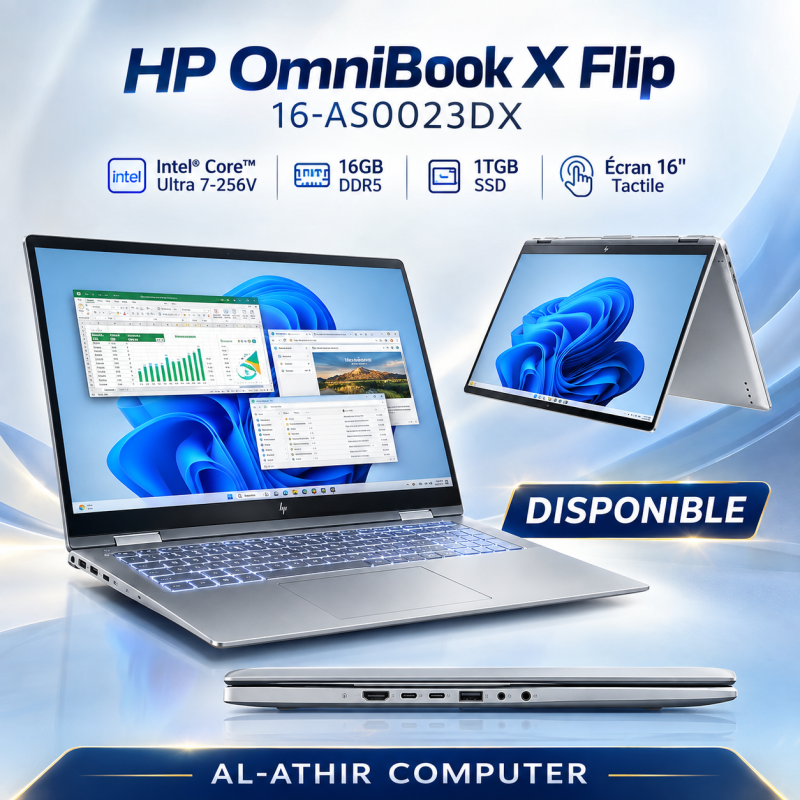 HP OmniBook X Flip 16" 2-en-1 (Next-Gen Copilot+ AI PC)