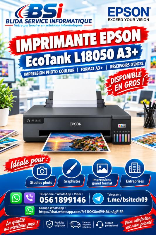 IMPRIMANTE Epson EcoTank L18050  A3 +