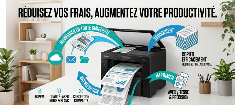 IMPRIMANTE CANON Laser 3in1 -- MF3010