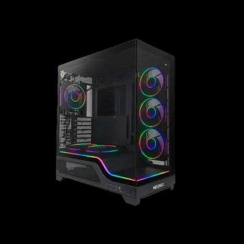 BOITIER NEONIX THUNDER BLACK 6 FAN ARGB