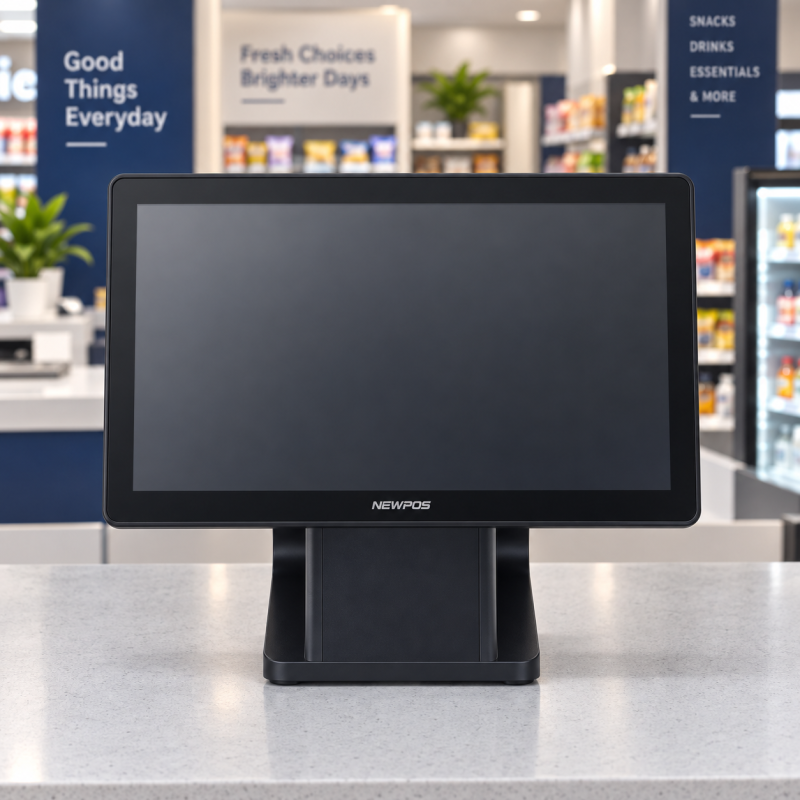 CAISSE TACTILE I5 /8G /128SSD/ WIFI-LAN-AFFICHEUR 15" NEWPOS