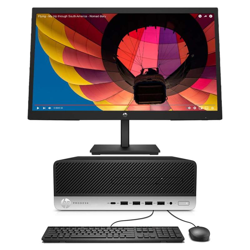 PC DE BUREAU HP ProDesk 600 G3 CORE I7-6em /DDR4 8GO/ SSD 256G / ECRAN HP 21.5 "