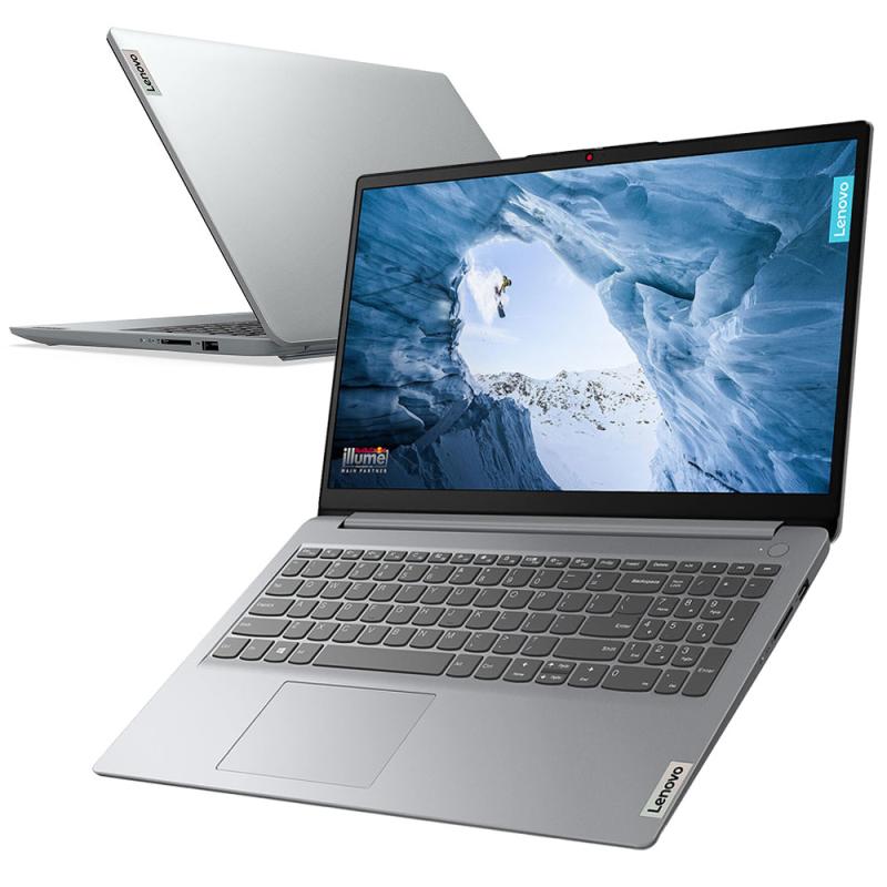 LAPTOP Lenovo IdeaPad 1 15IRU7 (83B40006US) — Intel Core i5-1335U (13e génération), carte graphique intégrée Intel Iris Xe, 8 Go de RAM DDR4, SSD NVMe de 256 Go, écran tactile IPS 15,6 pouces Full HD (1920 × 1080) à 60 Hz, Windows 11 Famille.