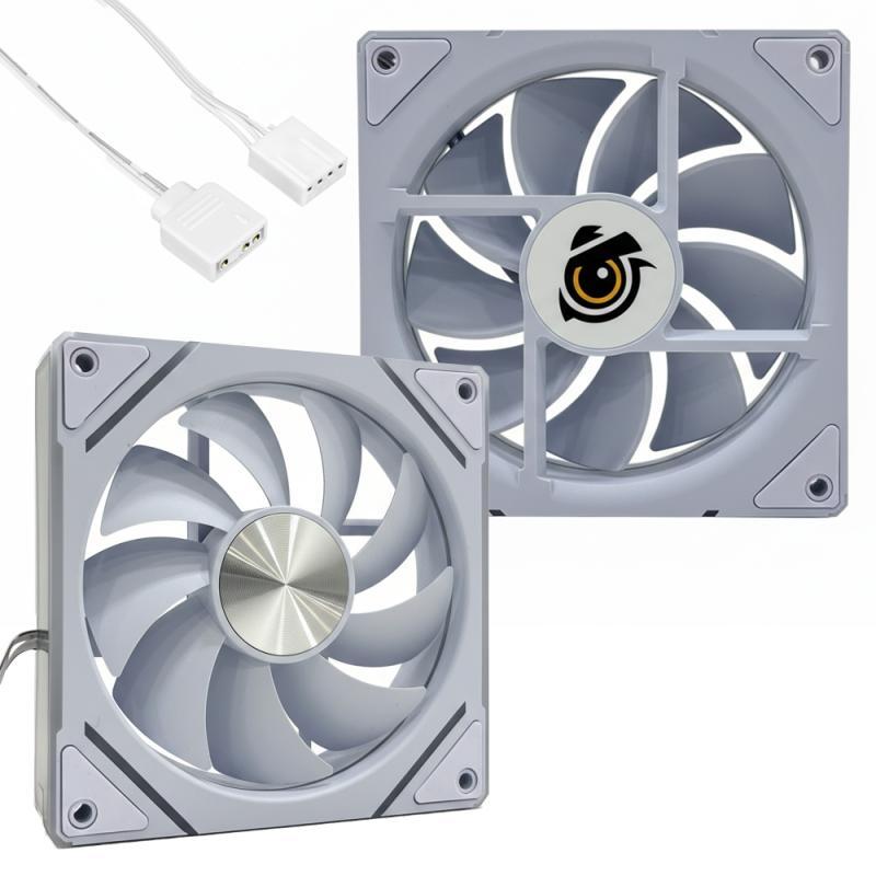 Ventilateur Boitier Gaming NOX M42-12cm White ARGB