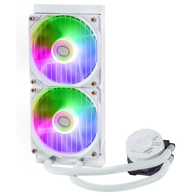 VENTILATEUR CPU WATERCOOLING COOLERMASTER MASTERLIQUIDE LITE 240L MLW-D24M-A18PZ WHITE
