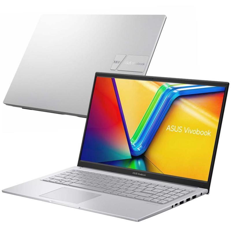LAPTOP ASUS Vivobook 15 X1504V — Intel Core 7 150U, carte graphique Intel intégrée, 8 Go de RAM DDR4, SSD NVMe de 512 Go, écran 15,6 pouces Full HD (1920 × 1080) à 60 Hz, Windows 11 Famille. -COOL SILVER
