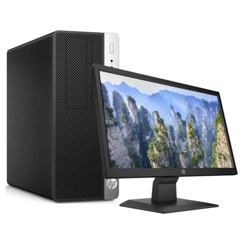 PC DE BUREAU HP ELITDESK 800 G3 I5-6400/DDR4 8G/HDD 256G/DVD RW/ECRAN HP 19.5" /clavier +souris originale