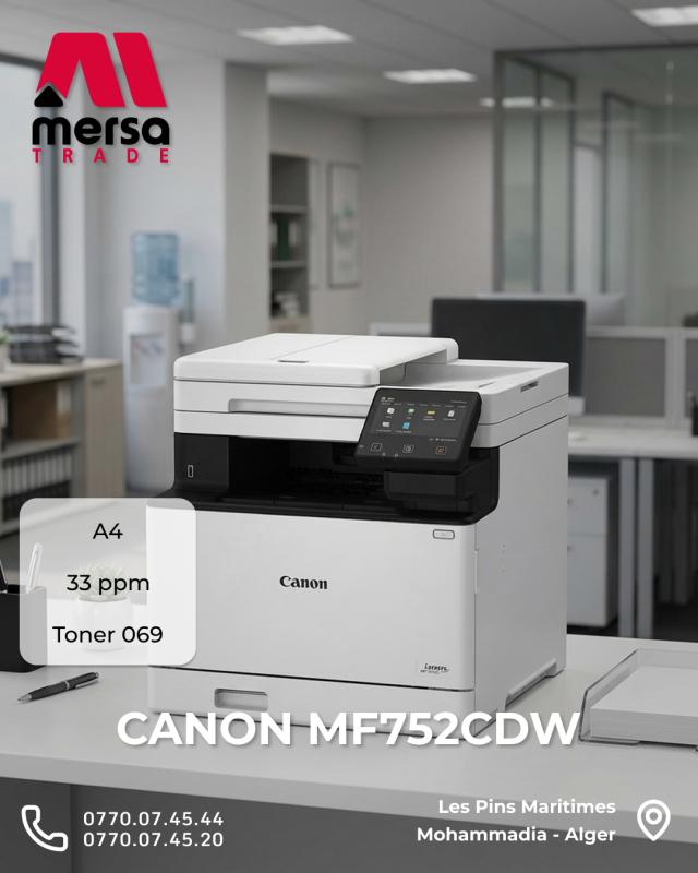 Canon MF 752 cdw A4 Laser Couleur Wifi Recto Verso