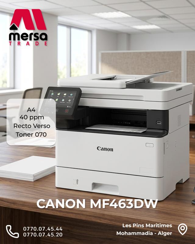 Canon MF 463 dw A4 Laser Noir & Blanc Wifi