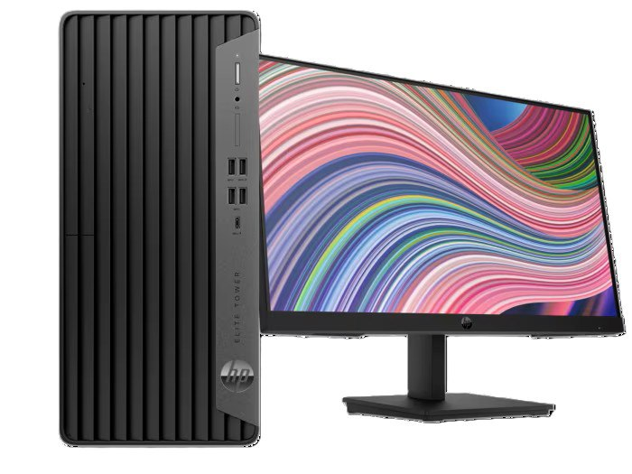 PC DE BUREAU HP ELITE TOWER 800 G9 | Intel Core i7-14700 | 8 Go RAM | SSD 512 Go | Écran 23.8" | Clavier + Souris