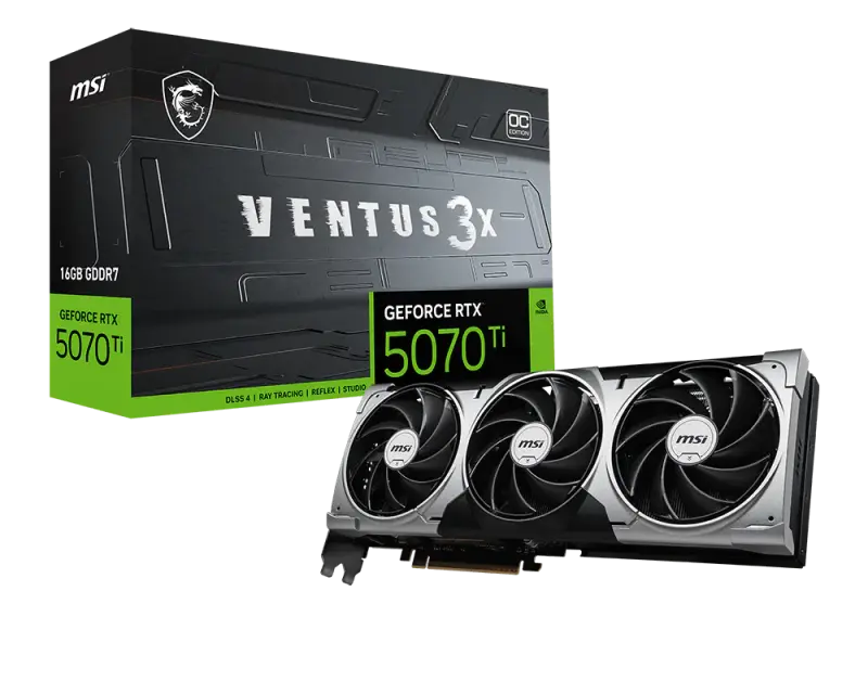GeForce RTX5070 Ti 16G VENTUS 3X OC