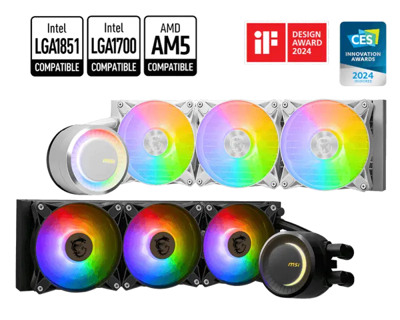 WATER COOLING MSI MAG CORELIQUID E360 BLANC