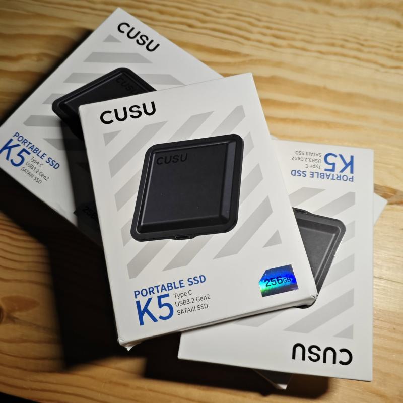 CUSU K5 256GB SSD Externe Portable USB 3.2