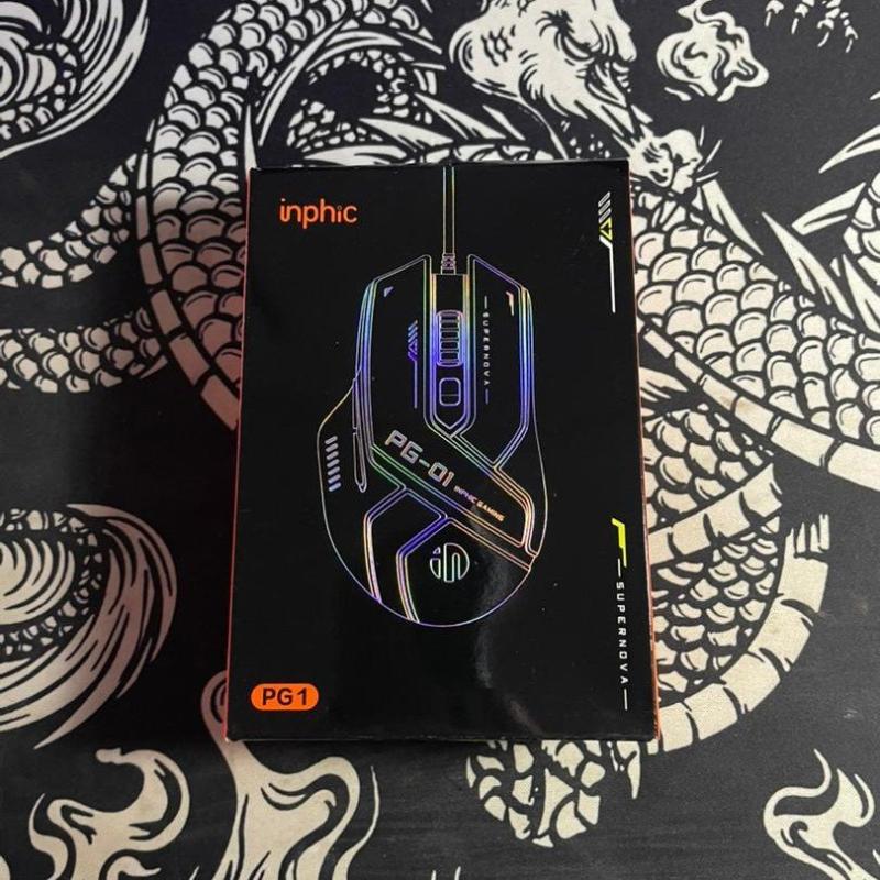 🖱️Inphic PG 1 👉Souris Gaming RGB 12800DPI ✅ Original