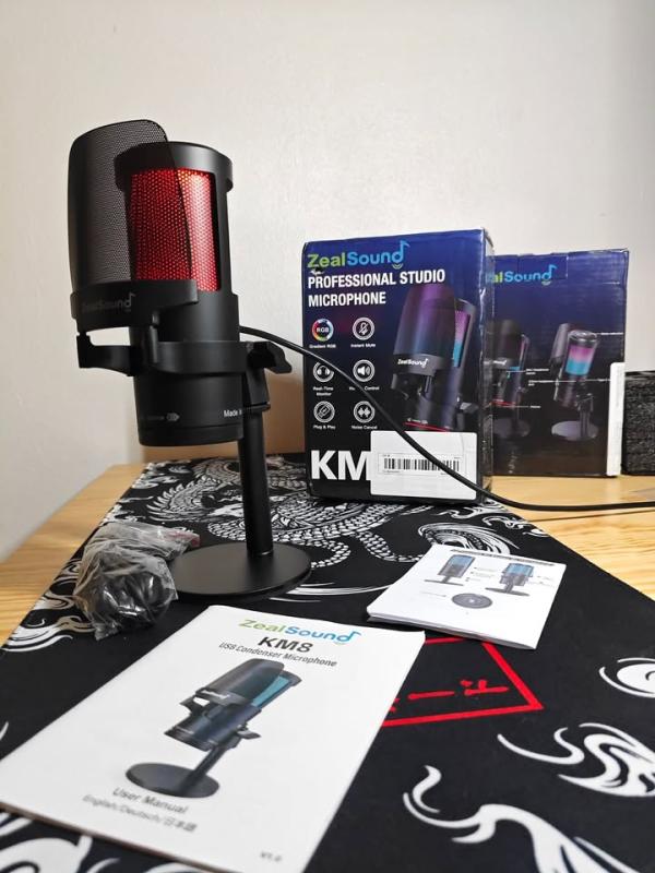 🆕 ZealSound KM8 Gaming Microphone