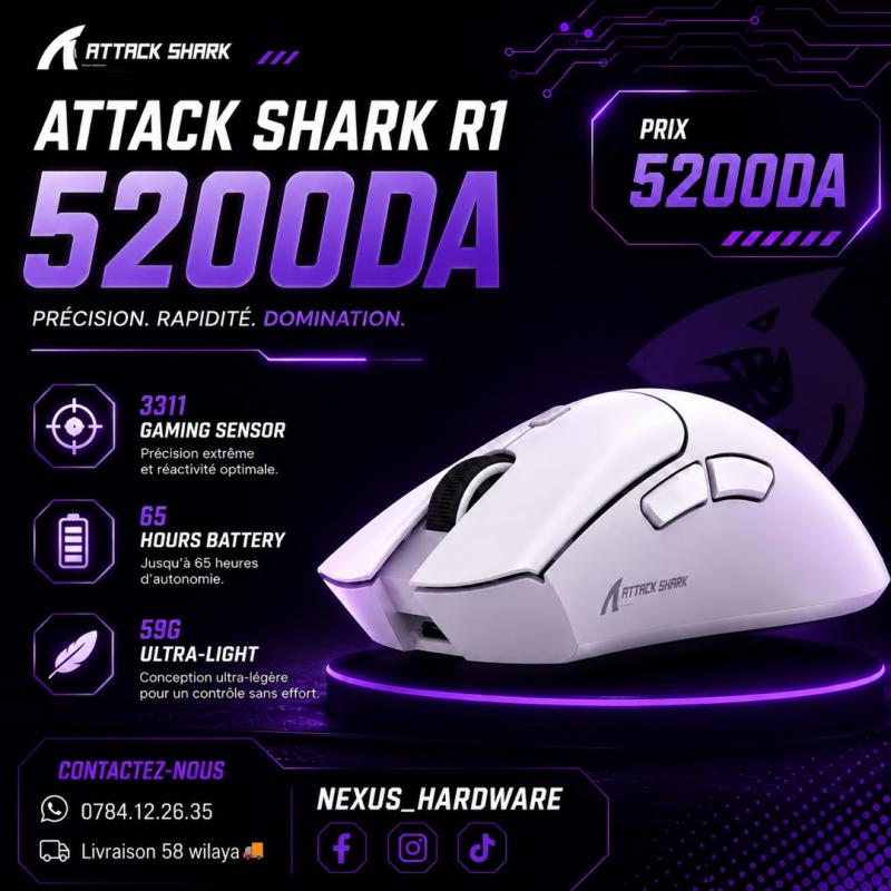 🖱️ Attack Shark R1 🛜Wireless🚀18000DPI🎮gaming mouse