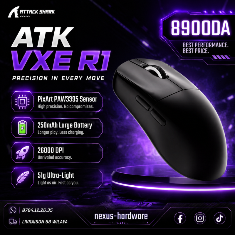 ATK Gear VXE Dragonfly R1 🆕 Wireless Gaming Mouse 🔥🔥