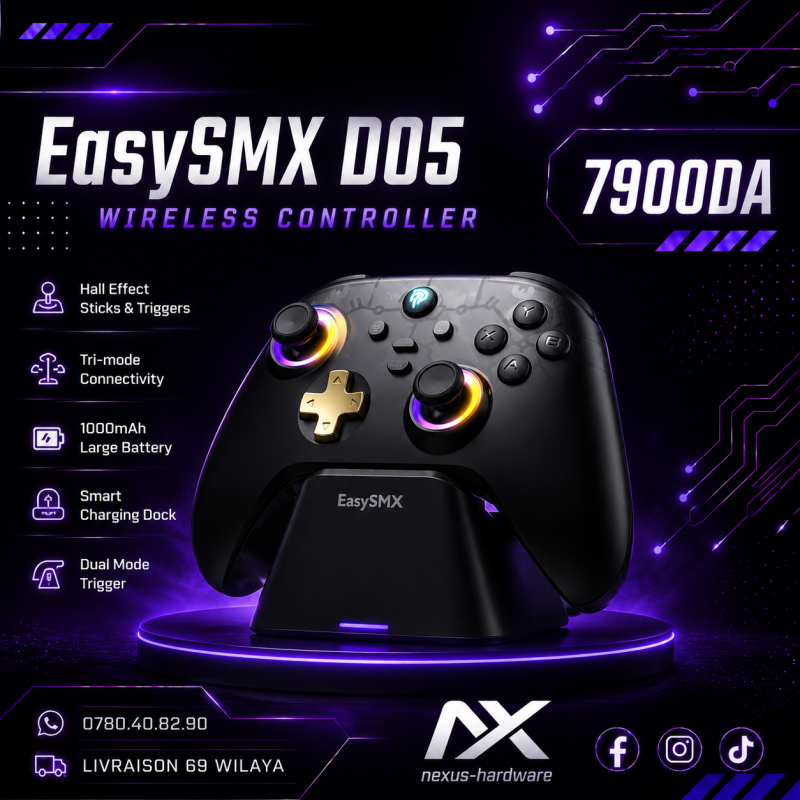 🎮 EasySMX D05 🤩 RGB 🤩 Wireless Gaming Controller with 👇