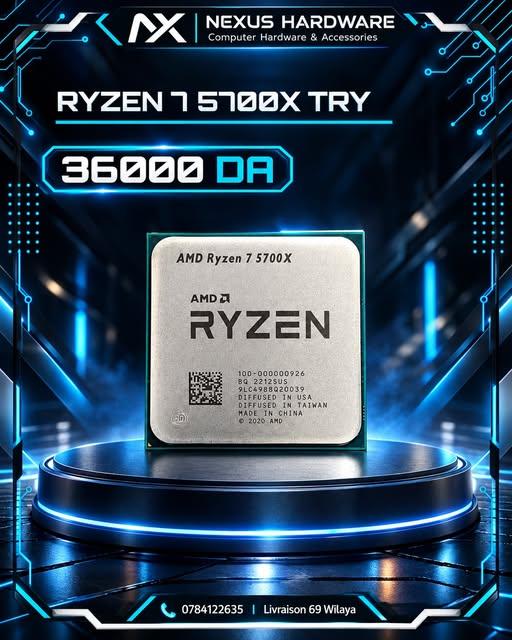 Processeur AMD Ryzen 7 5700X Try