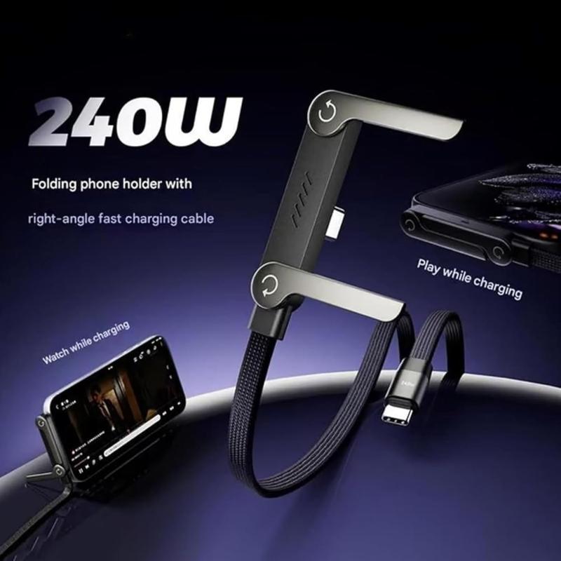 Cable Type-c to Type-c 240W + Support