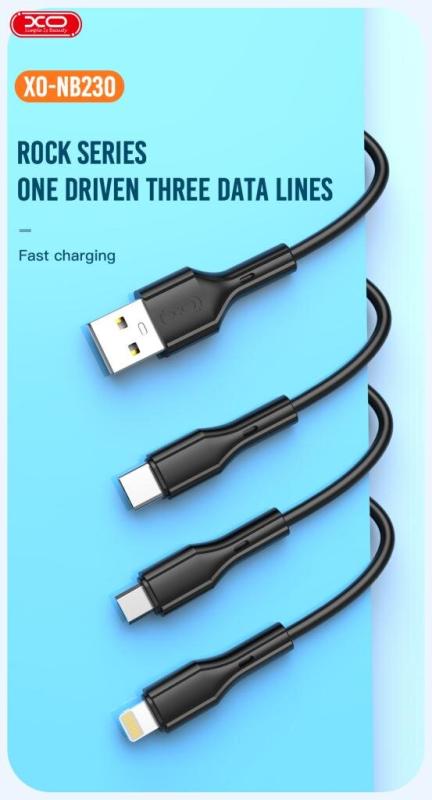 Cable XO 2.4A NBP230 1M micro/T.C/IP
