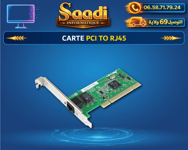 CARTE PCI TO RJ45