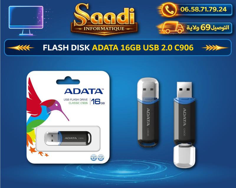 FLASH DISK ADATA 16GB USB 2.0 C906