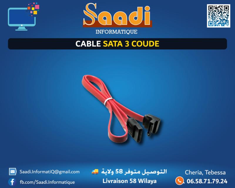 CABLE SATA 3 COUDE