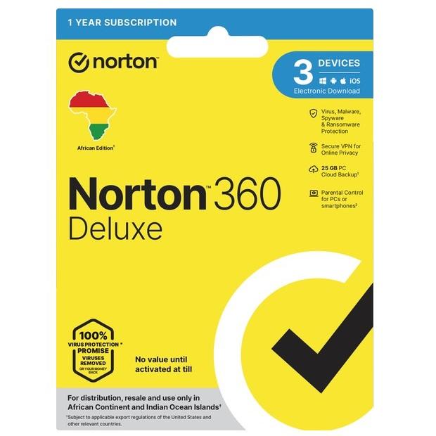 ANTIVIRUS  NORTON 360 DELUXE - 3 APPAREILS
