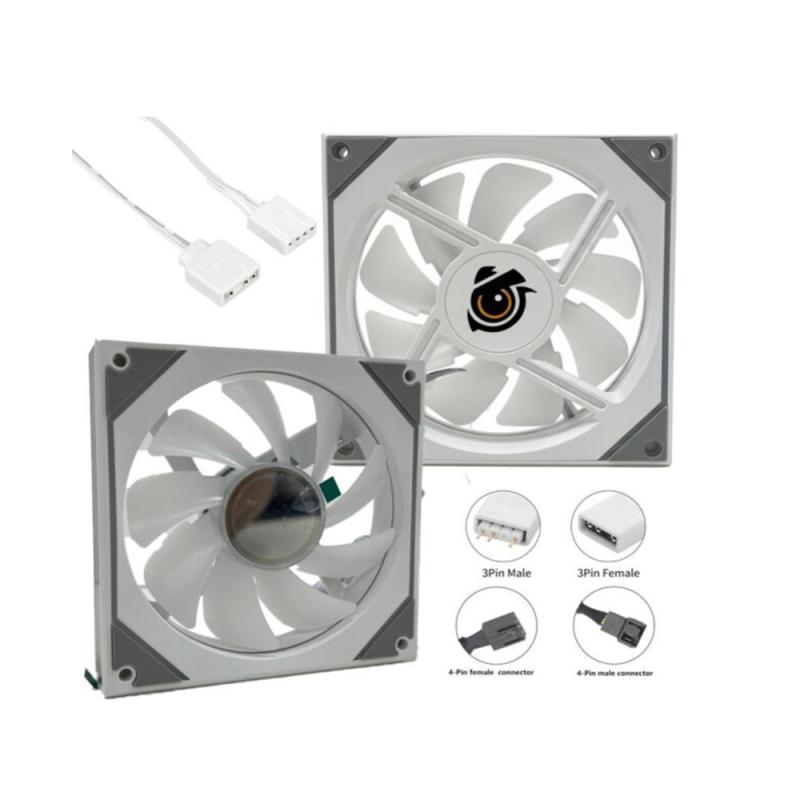 Ventilateur Boitier Gaming NOX M52-12cm White