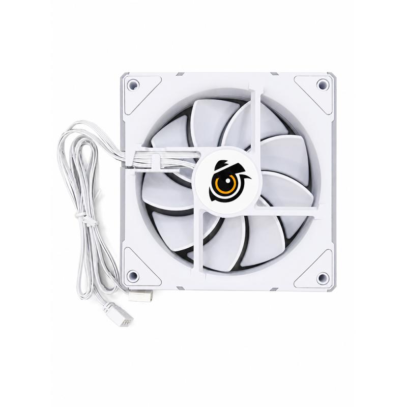 Ventilateur Boitier Gaming NOX M42-12cm White