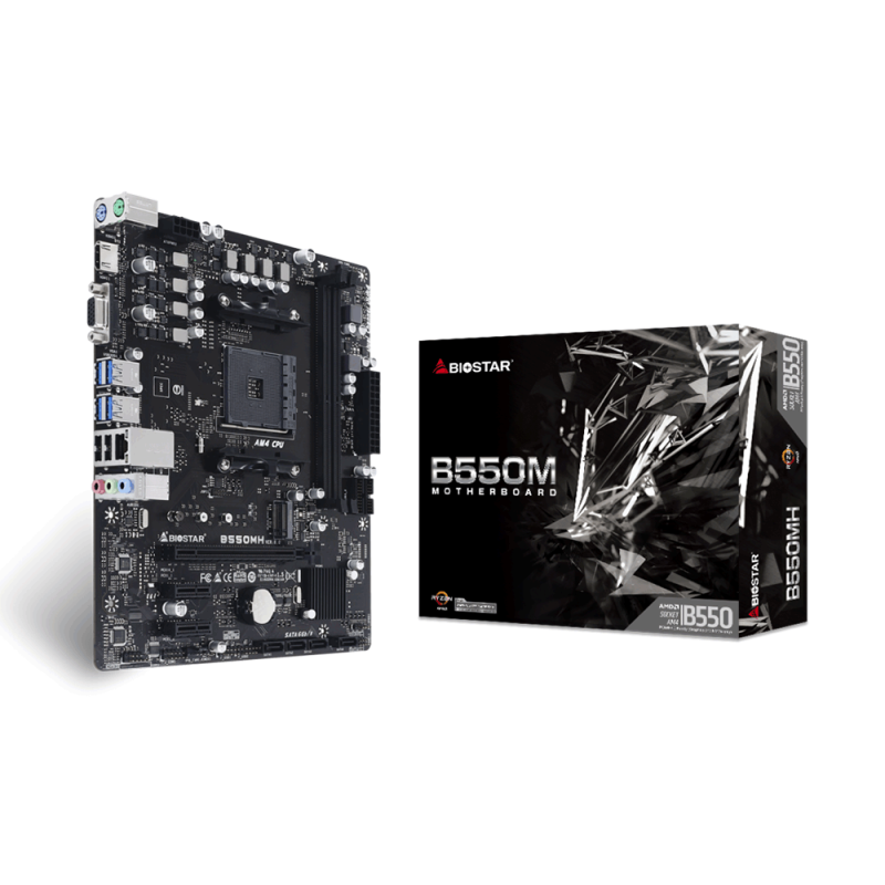 CARTE MERE AMD BIOSTAR B550MT DDR4