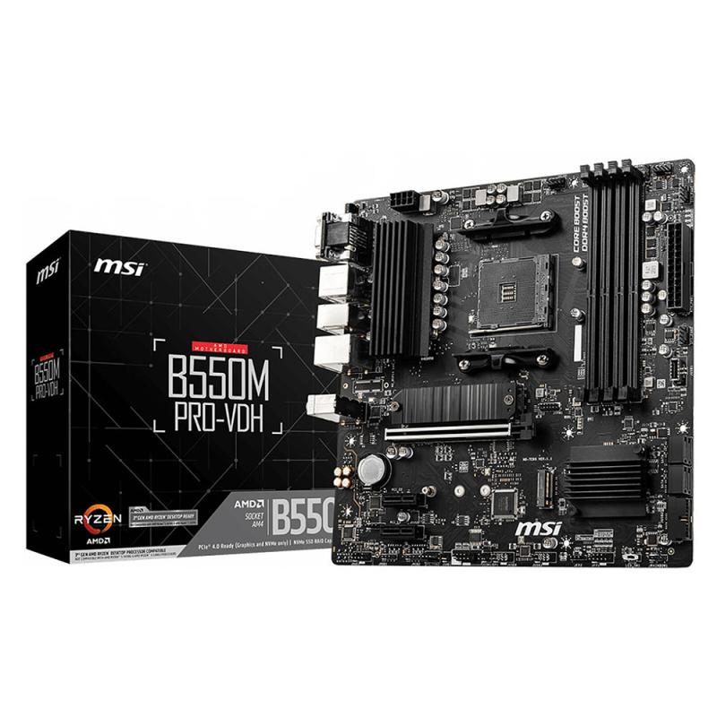 CARTE MERE MSI AMD SOCKET AM4 CHIPSET B550M PRO VDH